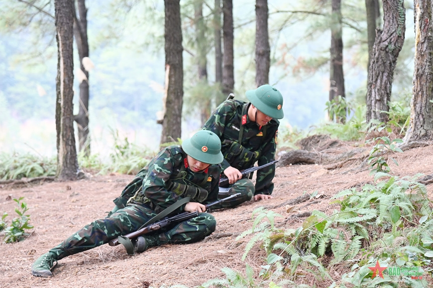 Chiến sĩ mới quyết tâm giành kết quả cao ngay tháng đầu huấn luyện